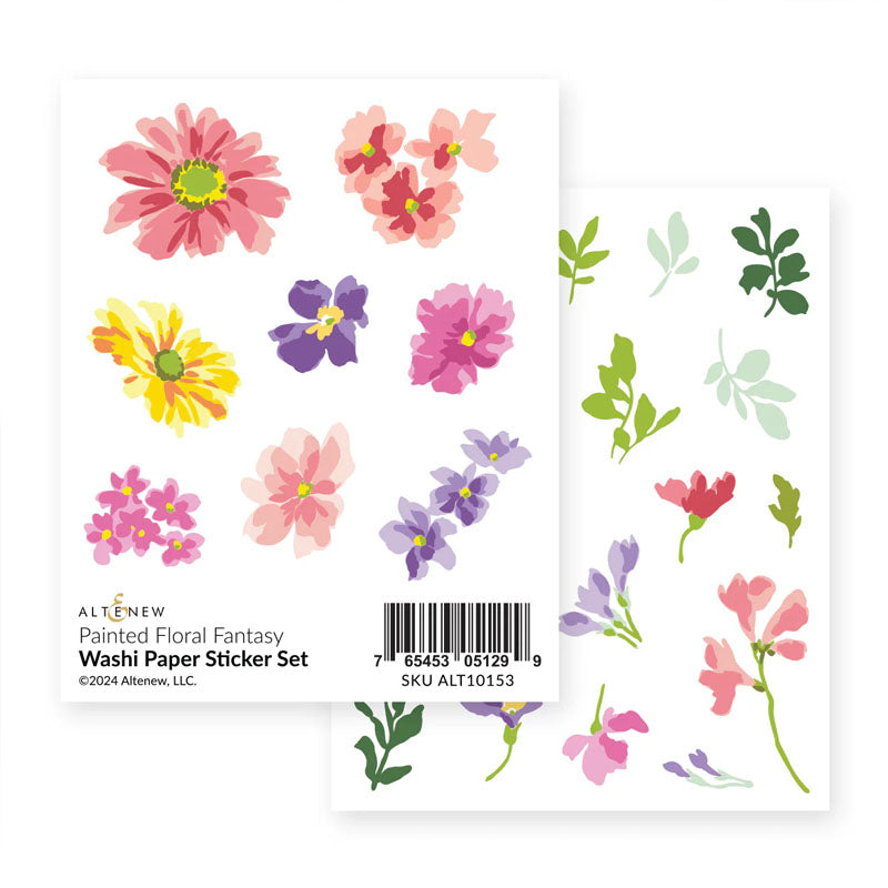 Altenew Washi Paper Sticker Painted Floral Fantasy