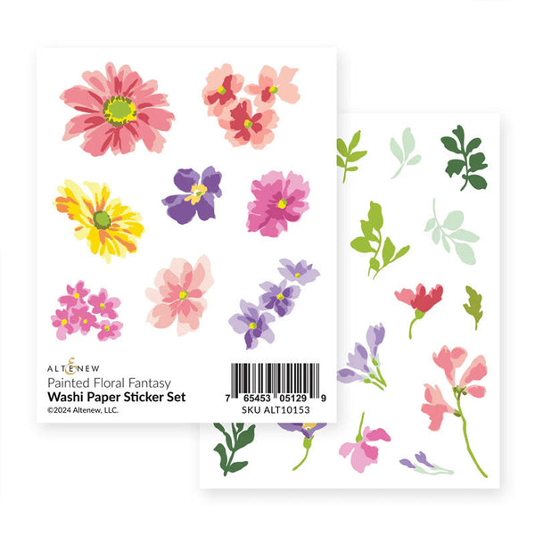 Altenew Washi Paper Sticker Painted Floral Fantasy