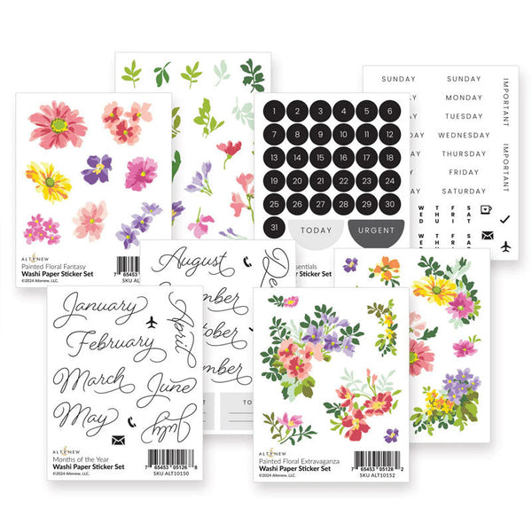 Altenew Washi Paper Sticker 8pc