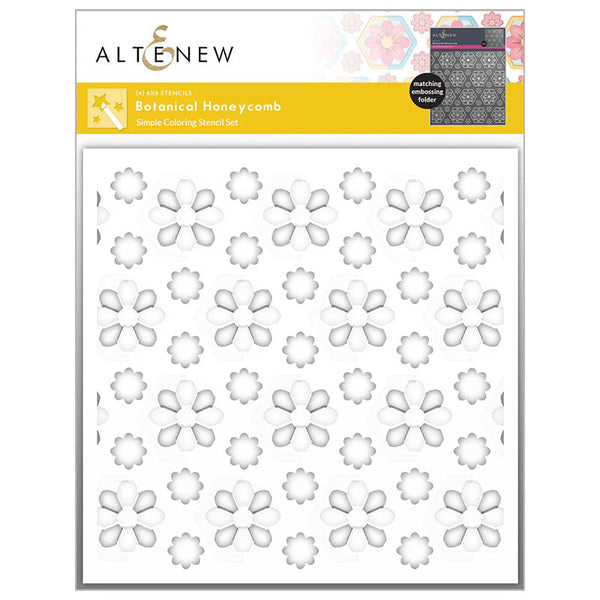 Altenew Stencil Botanical Honeycomb