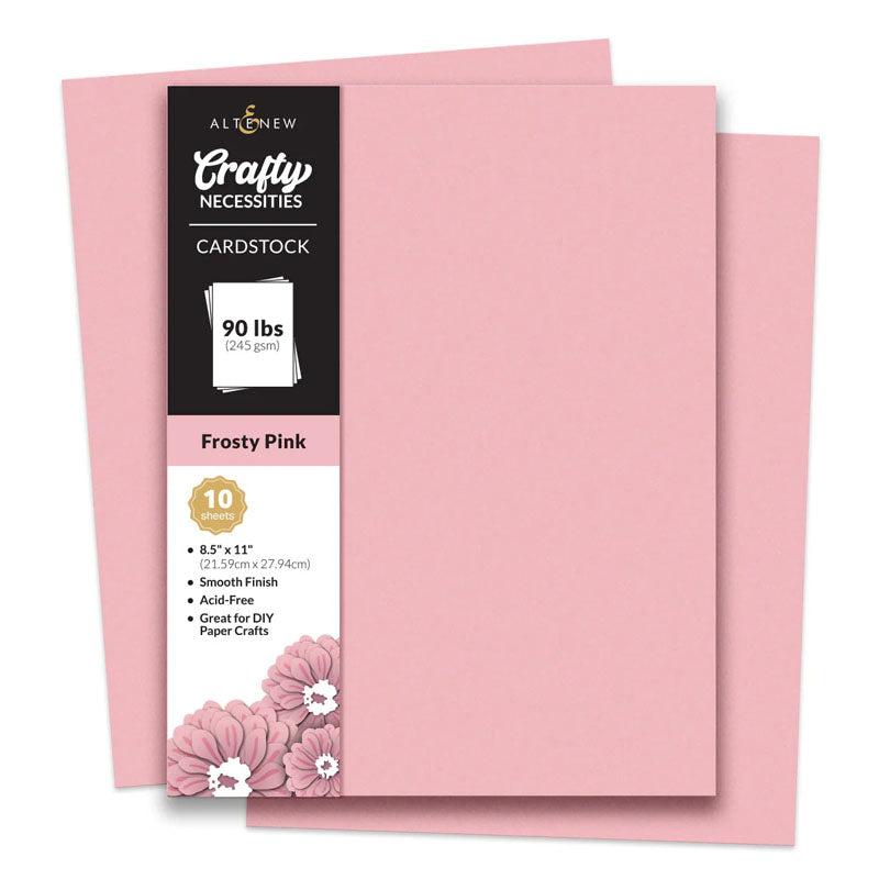 Altenew Cardstock Crafty Necessities: Frosty Pink