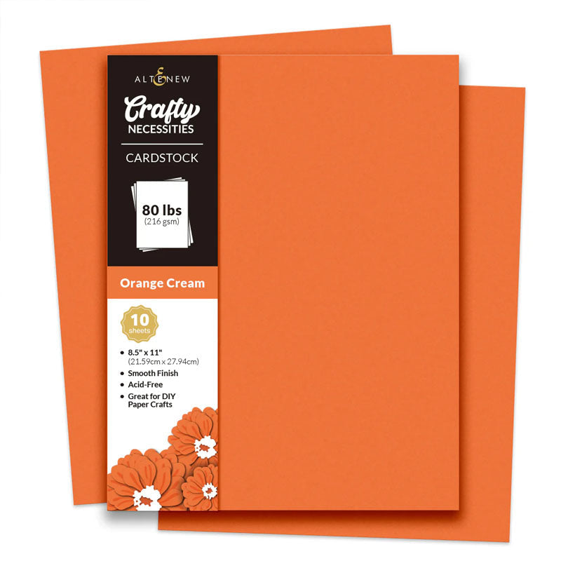 Altenew Cardstock Crafty Necessities: Orange Cream