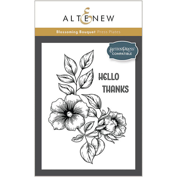 Altenew Press Plates Blossoming Bouquet