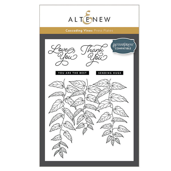 Altenew Press Plates Cascading Vines