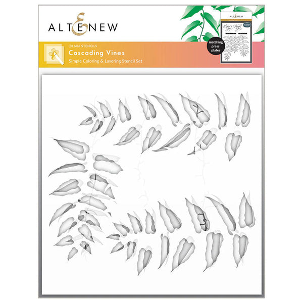 Altenew 3pc Stencil Cascading Vines