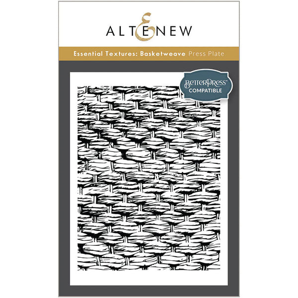 Altenew Press Plate Essential Textures: Basketweave