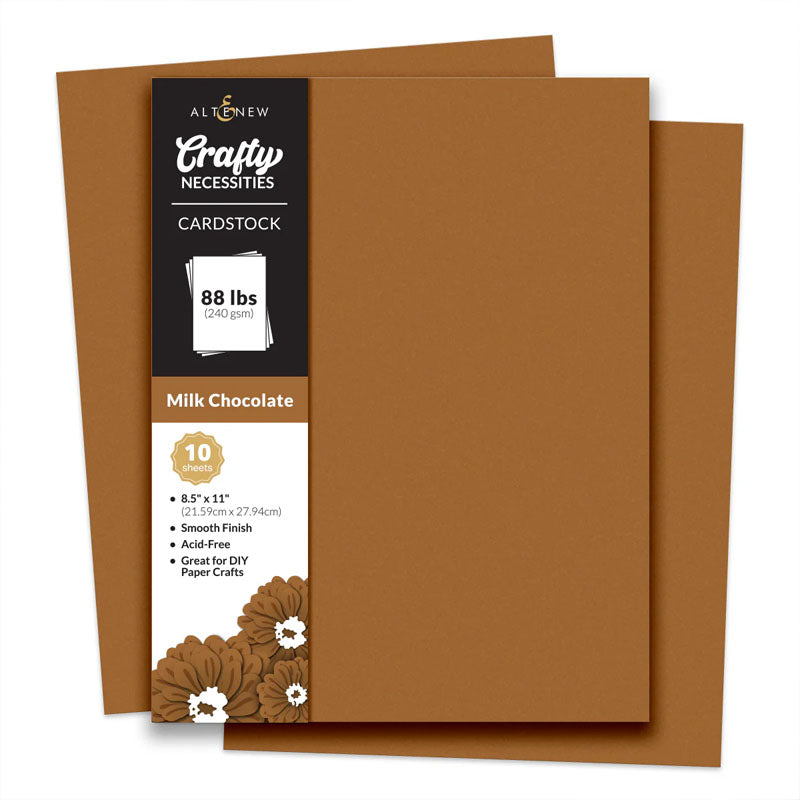 Altenew Cardstock Crafty Necessities: Milk Chocolate