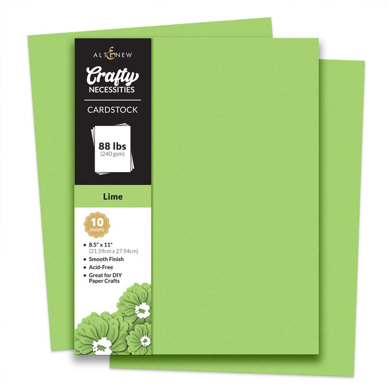 Altenew Cardstock Crafty Necessities: Lime