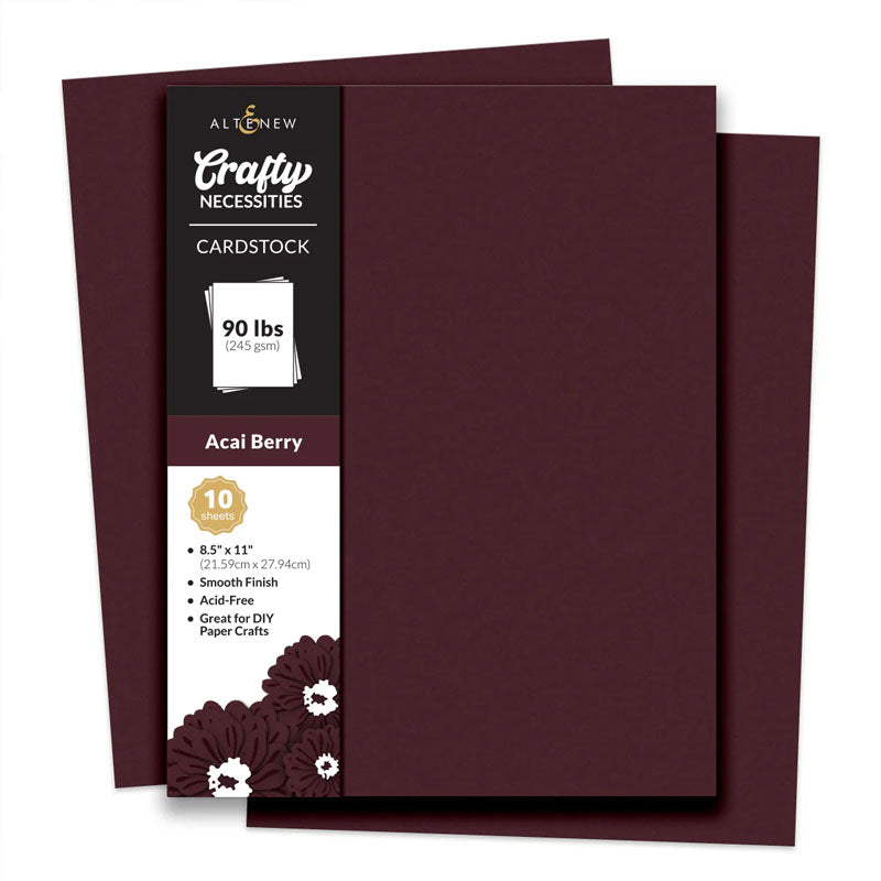 Altenew Cardstock Crafty Necessities: Acai Berry