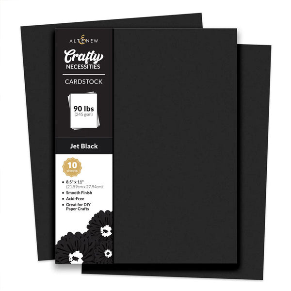 Altenew Cardstock Crafty Necessities: Jet Black