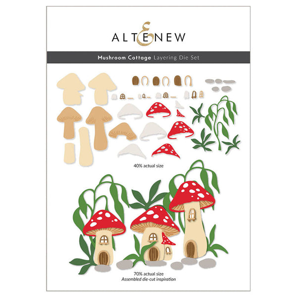 Altenew Dies Mushroom Cottage