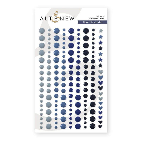 Altenew Enamel Dots Blue Mountains