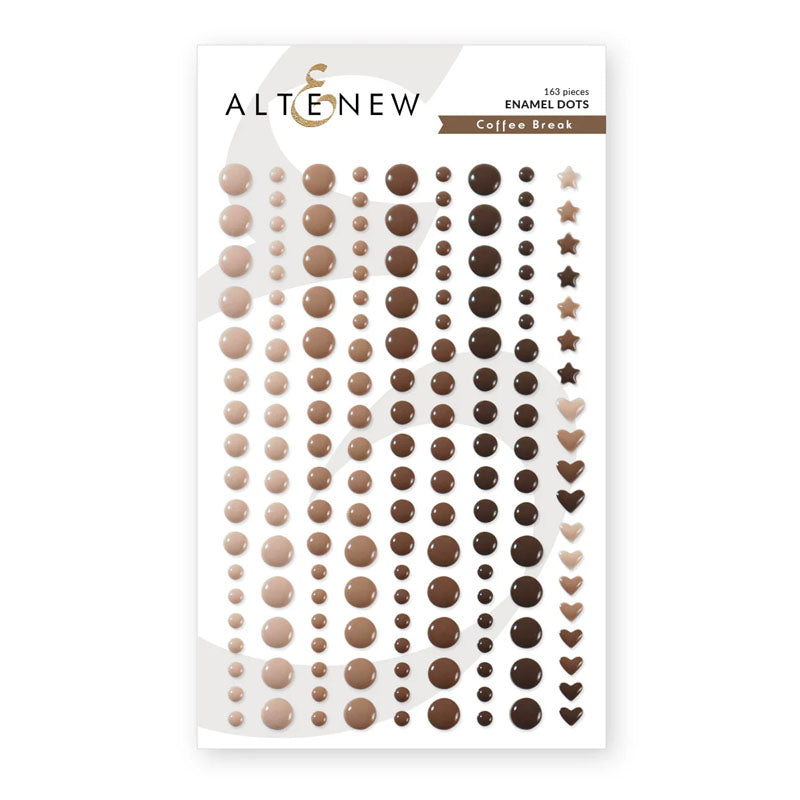 Altenew Enamel Dots Coffee Break