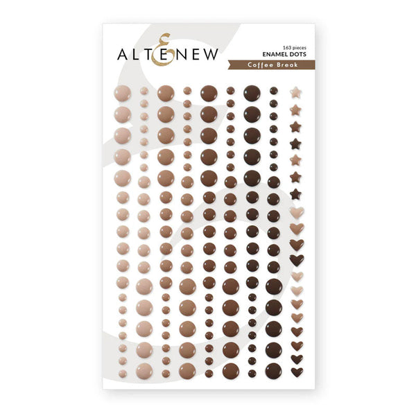 Altenew Enamel Dots Coffee Break