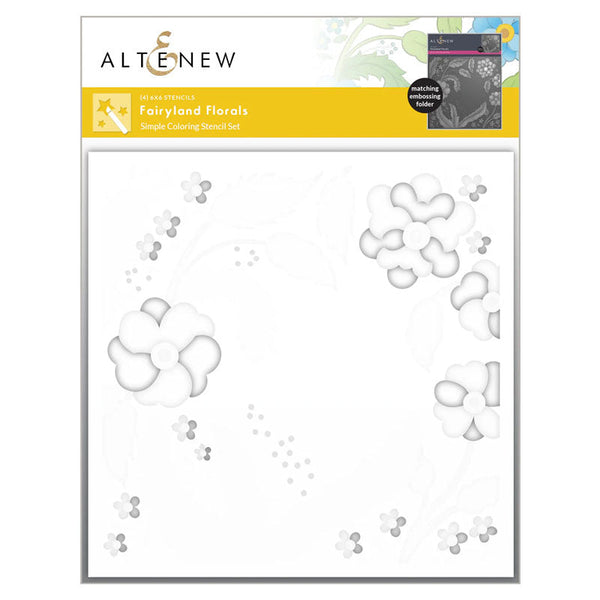 Altenew Stencil Fairyland Florals