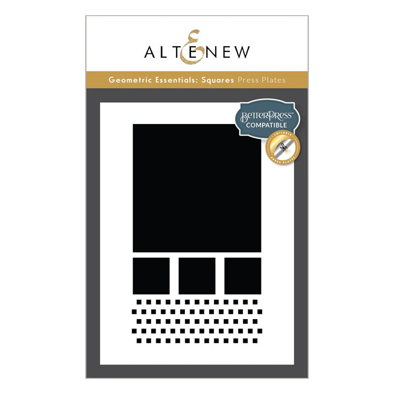 Altenew Press Plates Geometric Essentials Squares