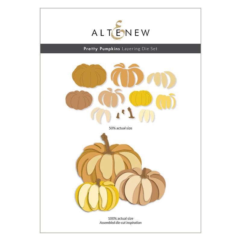 Altenew Dies Pretty Pumpkins