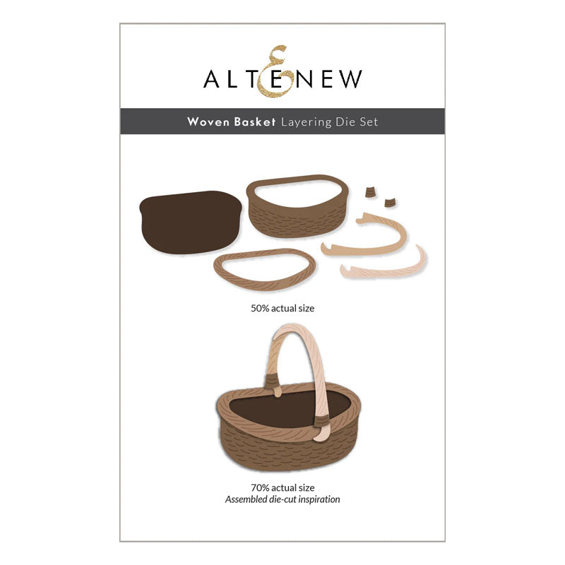 Altenew Dies Woven Basket Layering