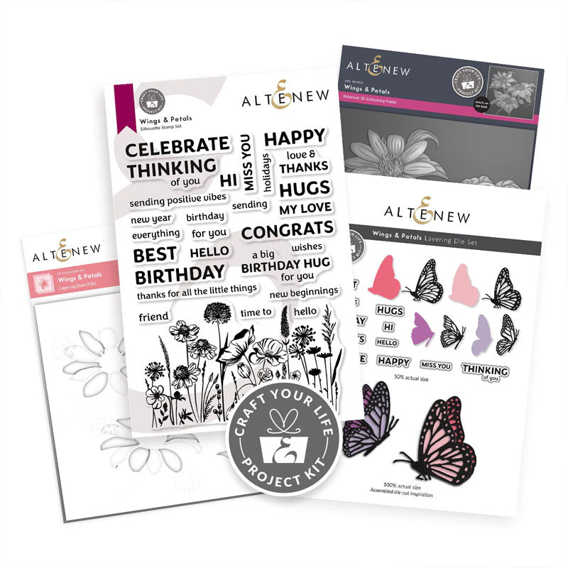 Altenew 4pc Craft Your Life Wings & Petals