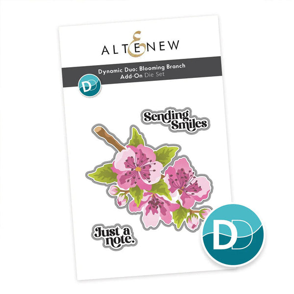 Altenew Dies Dynamic Duo Blooming Branch Add-On