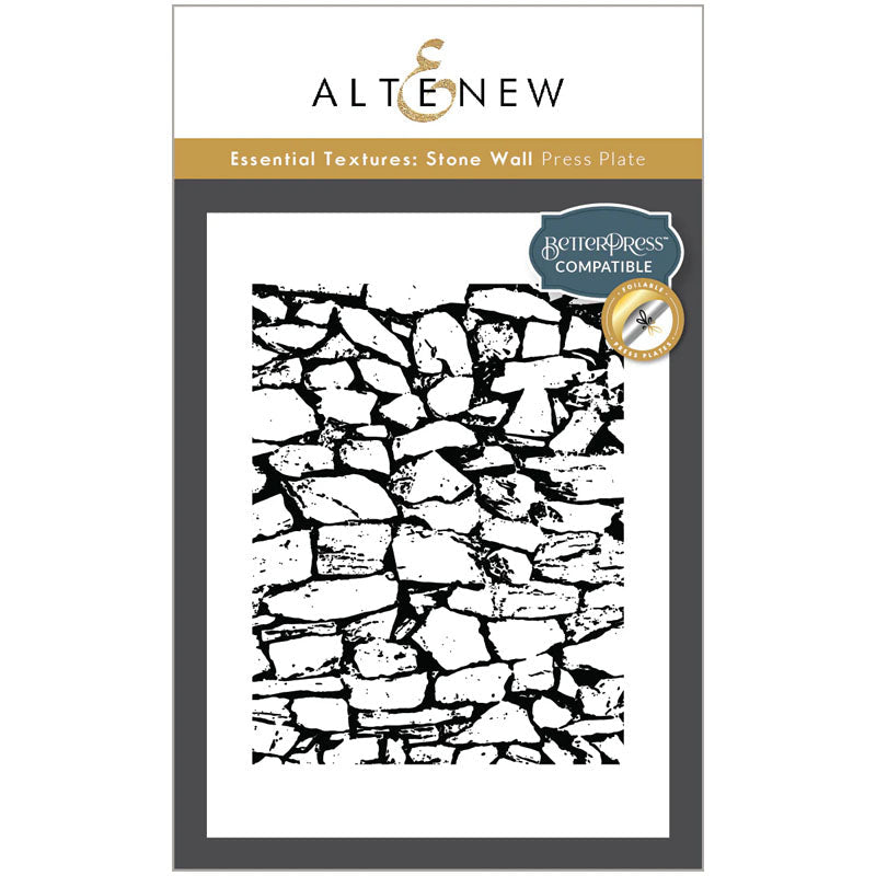 Altenew Press Plates Essential Textures: Stone Wall