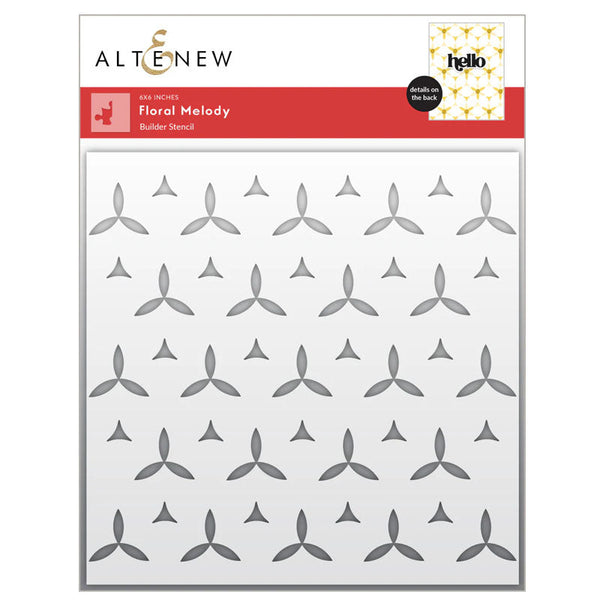 Altenew Stencil Floral Melody Builder