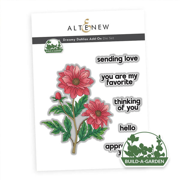 Altenew Dies Build A Garden Dreamy Dahlias Add-On