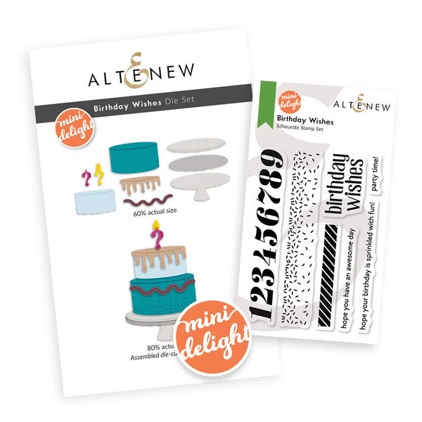 Altenew 2pc Mini Delight Birthday Wishes