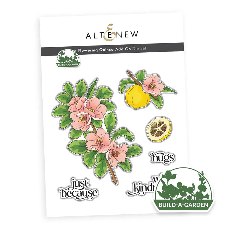 Altenew Dies Build-A-Garden Flowering Quince Add-On