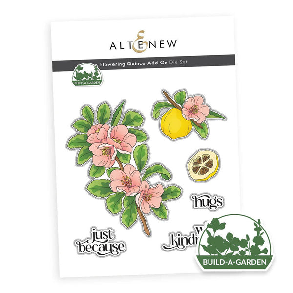 Altenew Dies Build-A-Garden Flowering Quince Add-On