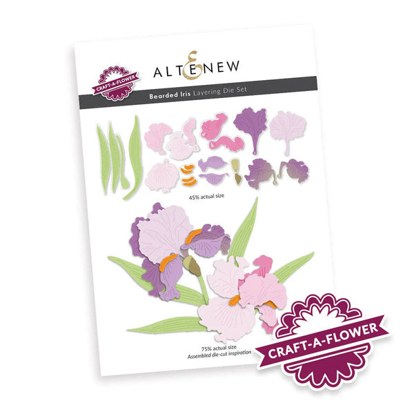 Altenew Dies Bearded Iris Layering