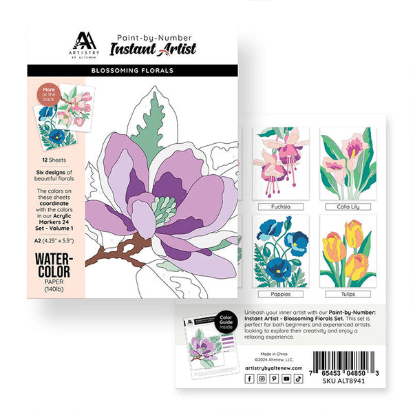 Altenew Paint by Number Blossoming Florals