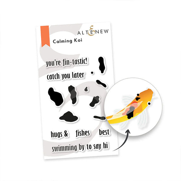 Altenew Clear Stamps Calming Koi
