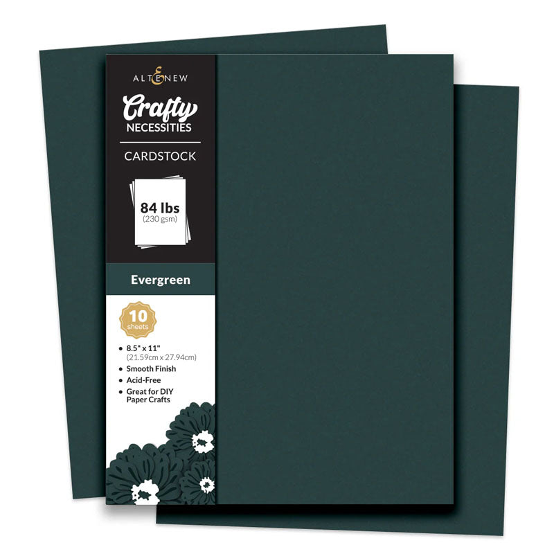 Altenew Cardstock Crafty Necessities: Evergreen