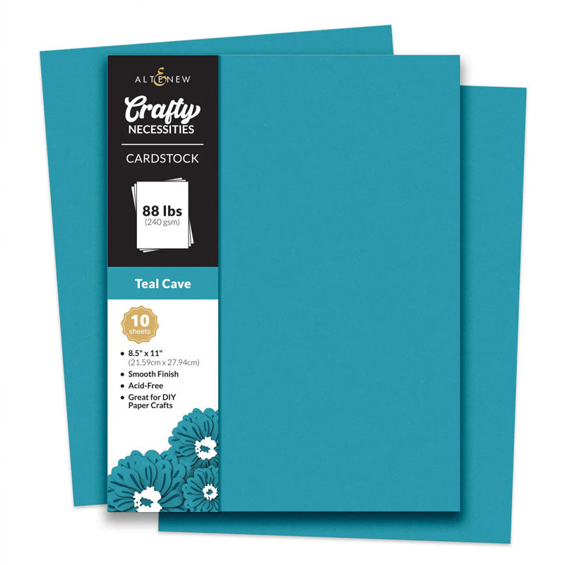 Altenew Cardstock Crafty Necessities: Teal Cave