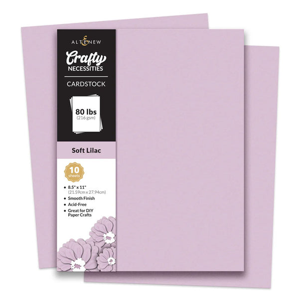 Altenew Cardstock 8.5x11 Soft Lilac