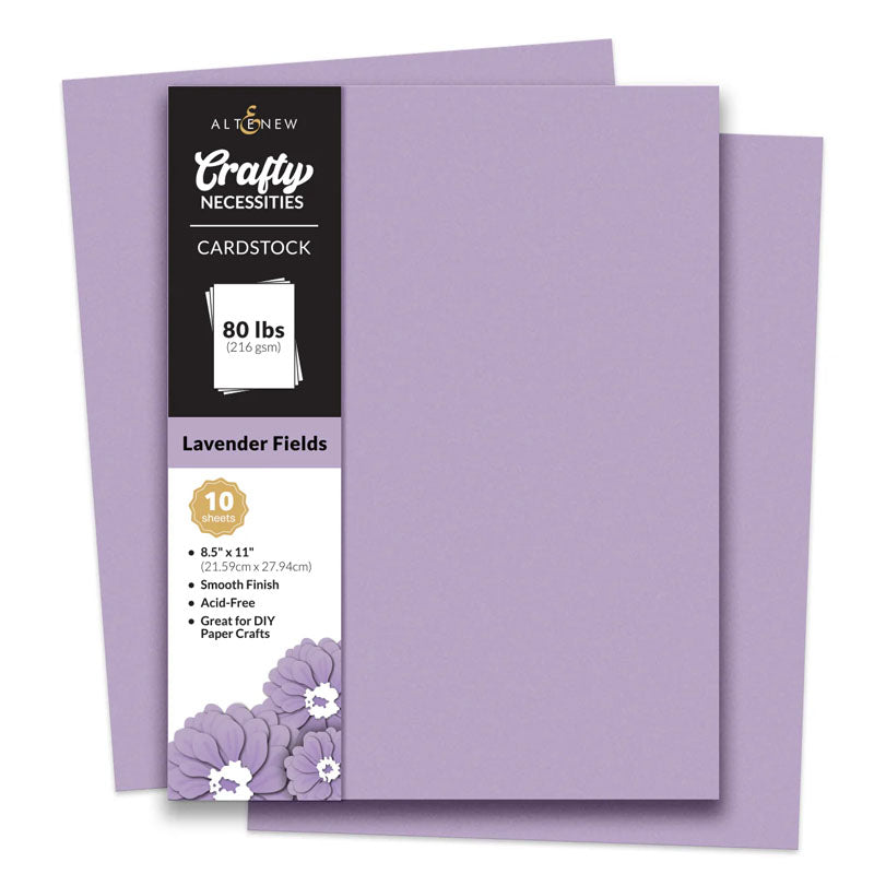 Altenew Cardstock Crafty Necessities: Lavender Fields