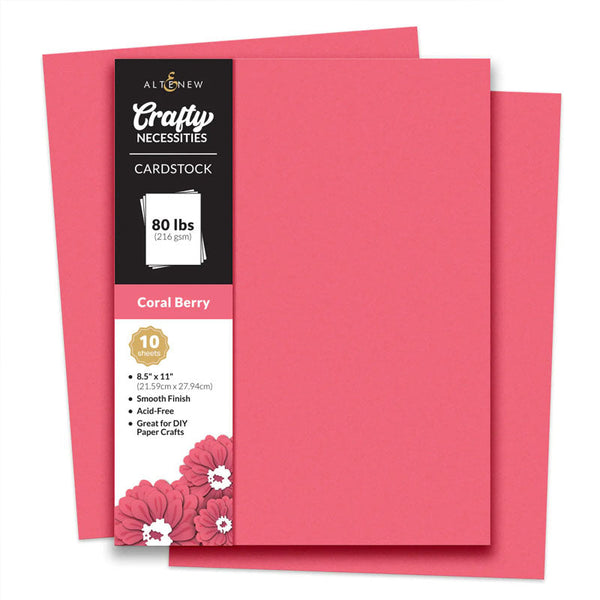 Altenew Cardstock Crafty Necessities: Coral Berry