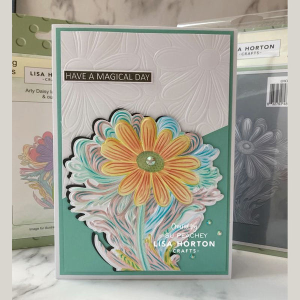 Lisa Horton Crafts 2pc Arty Daisy