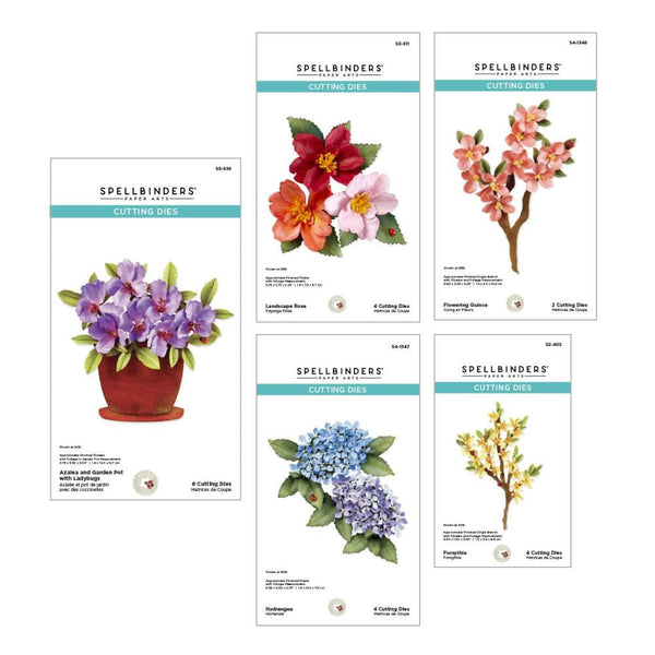 Spellbinders 5pc Dies Nature's Botanical Garden