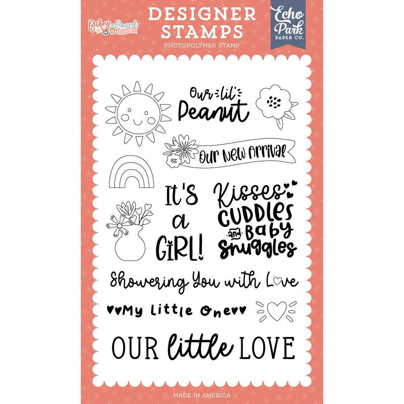 Echo Park Clear Stamps Our Lil Peanut