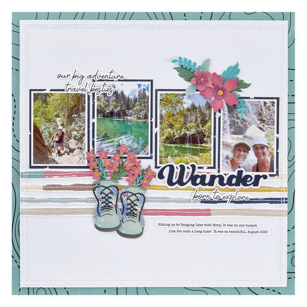 Spellbinders 2pc Wander Sentiments