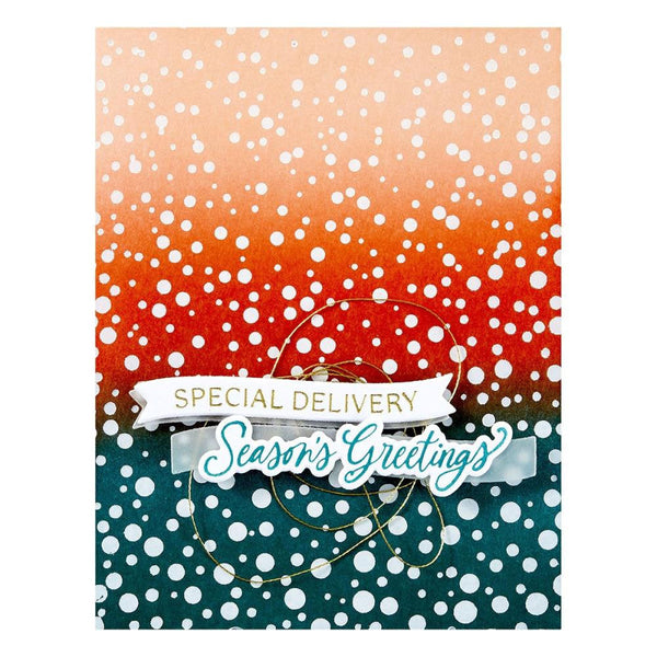 Spellbinders Press Plates Sprinkled Confetti