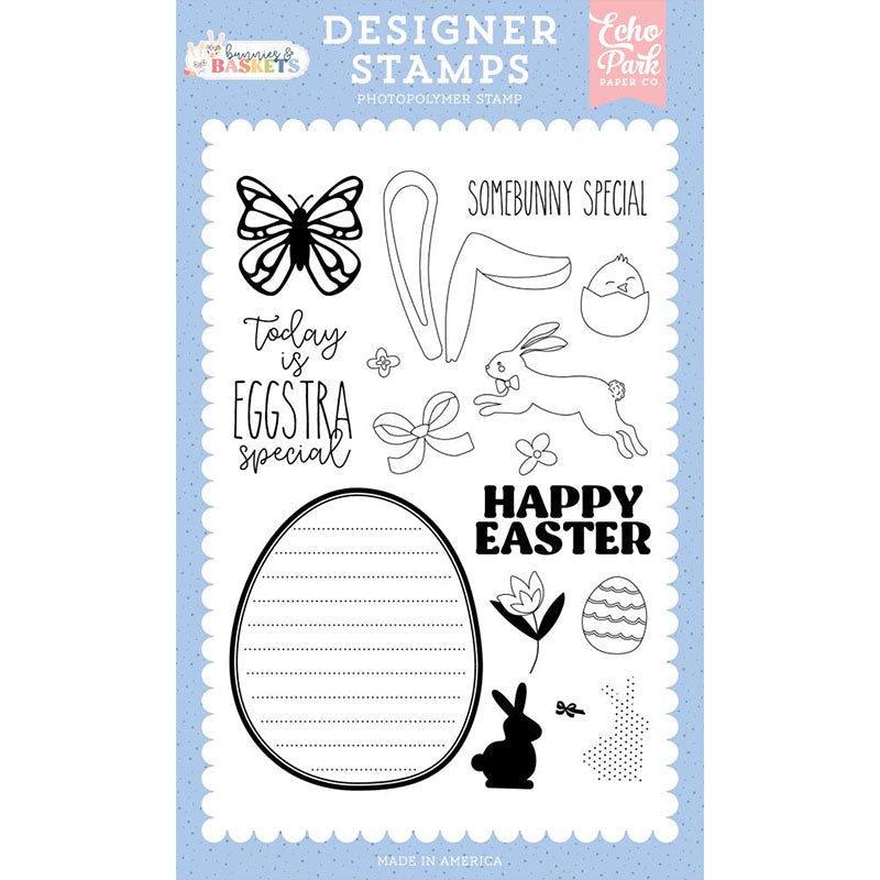 Echo Park Clear Stamps Eggstra Special