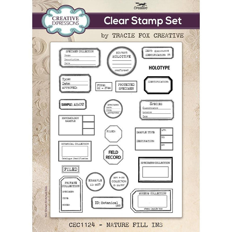 Creative Expressions Clear Stamps Nature Fill Ins