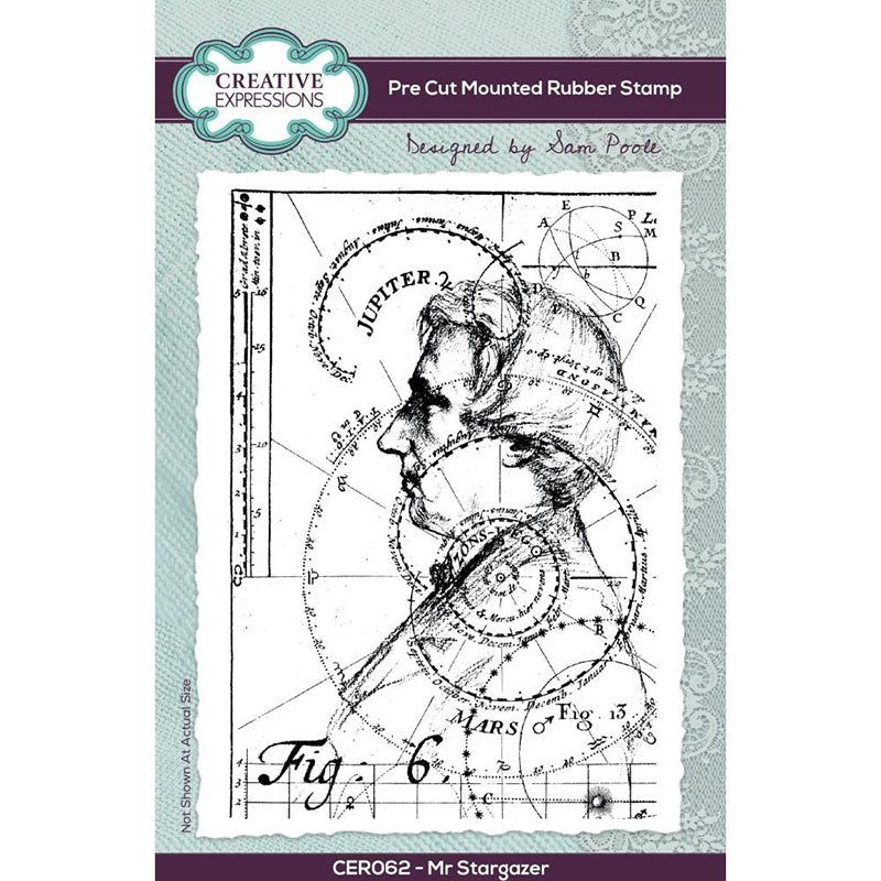 Creative Expressions Cling Stamp Mr Stargazer