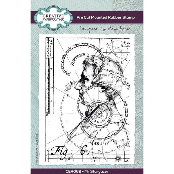 Creative Expressions Cling Stamp Mr Stargazer