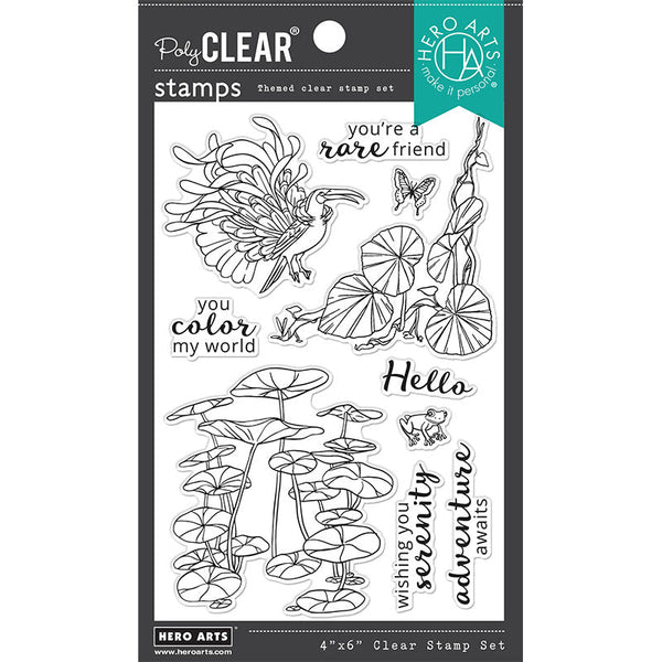 Hero Arts Clear Stamps Jungle Serenity