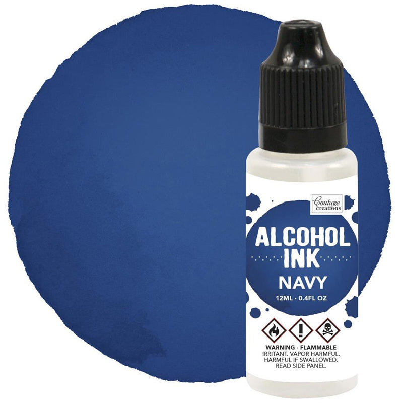 Couture Creations Alcohol Ink Navy