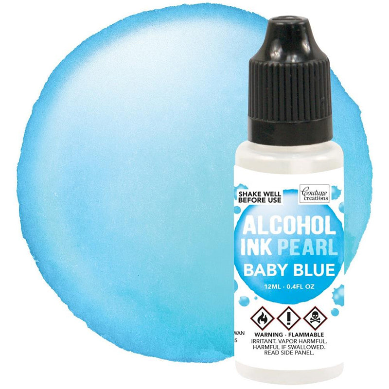 Couture Creations Alcohol Ink Pearl Baby Blue